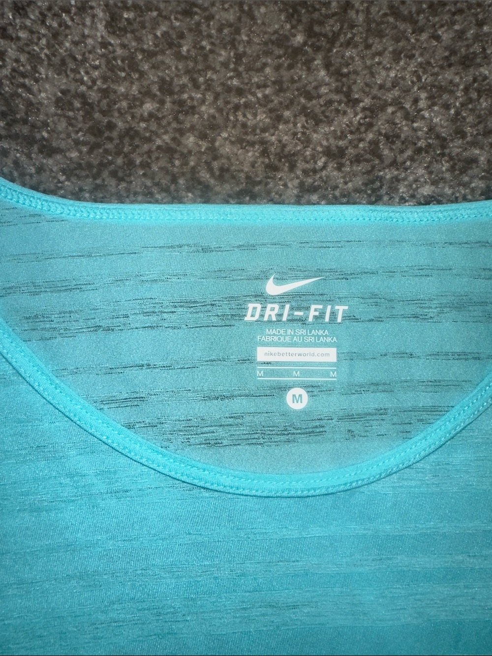Nike Light Blue Short Sleeve Dri-FIT Tee - Picture 2 of 4